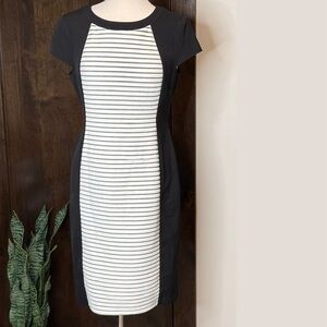 London Times Women’s Bodycon Buisness dress Size 10 very flattering midi dress